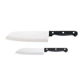 Chicago Cutlery Essentials 1094281 Santoku/Partoku Knife Set, 2-Piece, Stainless Steel