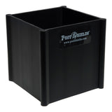 Post Shields Inc. 4 in. H X 4 in. W X 4 in. L Plastic Black Fence Post Protection, Pack of 10