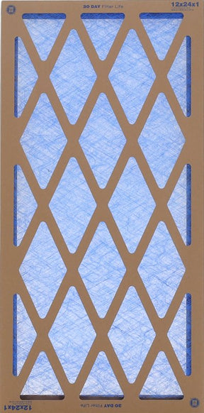 True Blue 112241 Air Filter, 24 in L, 12 in W, 2 MERV, Pack of 12