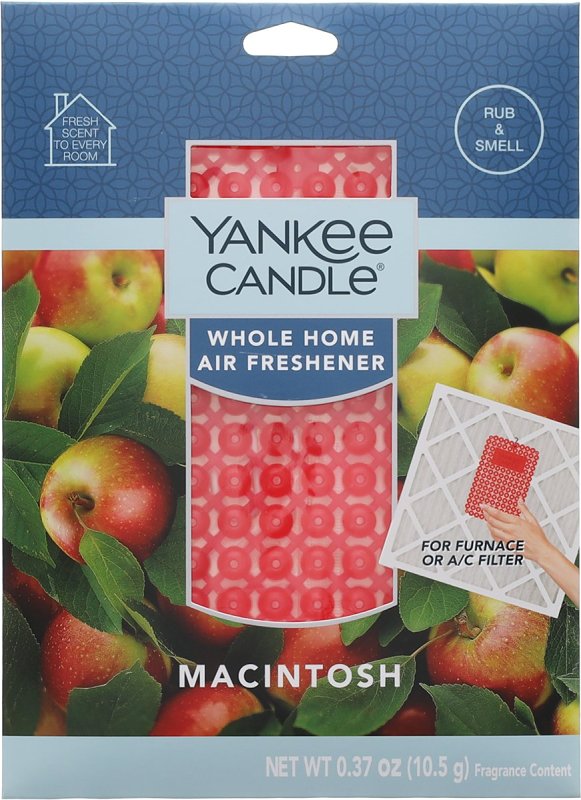 Yankee Candle YCMACINTOSH HVAC Air Freshener, Macintosh, Pack of 12