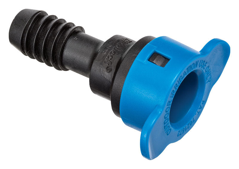 Orbit Blu-Lock 1/2 in. D X 2 in. L Barbed Adapter