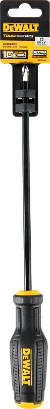 DEWALT MAX FIT, TOUGHSERIES DWHT65002 Screwdriver, #2 Drive, Phillips Drive, 12.35 in OAL, 8 in L Shank