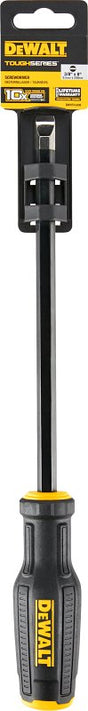 DEWALT MAX FIT, TOUGHSERIES DWHT65008 Screwdriver, 3/8 in Drive, Flat Drive, 12.7 in OAL, 8 in L Shank