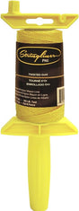 Stringliner Pro Series 25000 Mason Line Reel, 135 ft L Line, Gold Line, Power Screwdriver Rewind