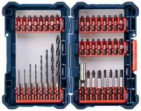 Bosch Impact Tough DDMS40 Drill Bit Set, 40-Piece, HCS, Black Oxide