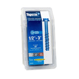 Tapcon+ 11447C Concrete Anchor, 1/2 in Dia, 3 in L, Blue Climaseal