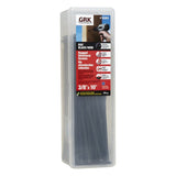 GRK Fasteners RSS 16293 Rugged Structural Screw, 3/8 in Thread, 10 in L, CEE, W-Cut Thread, Round Washer Head, Steel