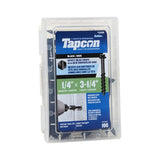 Tapcon 3250B Concrete Anchor, 1/4 in Dia, 3-1/4 in L, Steel