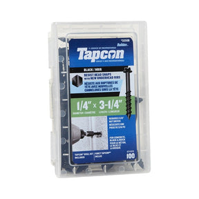 Tapcon 3250B Concrete Anchor, 1/4 in Dia, 3-1/4 in L, Steel