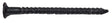 Maze SST3A Series SST3A0010003 Trim Nail, Hand Drive, 3D, 1-1/4 in L, 304 Stainless Steel, Black, Checkered Head, 1 lb