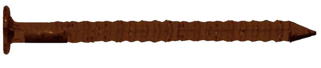 Maze SST3A Series SST3A0011177 Trim Nail, Hand Drive, 1-1/4 in L, 304 Stainless Steel, Painted, Checkered Head, Brown