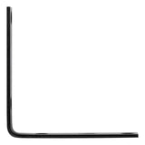 National Hardware N275-706 Corner Brace, 3-1/2 in L, 3/4 in W, Steel, Powder-Coated