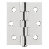 National Hardware N185-701 Screen/Storm Door Hinge, 3 x 2-1/2 in, Stainless Steel, Surface Mounting, 45 lb, Tight Pin