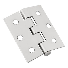 National Hardware N185-701 Screen/Storm Door Hinge, 3 x 2-1/2 in, Stainless Steel, Surface Mounting, 45 lb, Tight Pin
