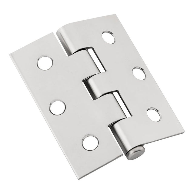 National Hardware N185-701 Screen/Storm Door Hinge, 3 x 2-1/2 in, Stainless Steel, Surface Mounting, 45 lb, Tight Pin