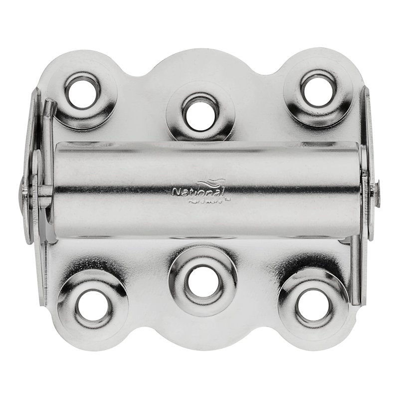 National Hardware N185-703 Spring Hinge, Stainless Steel, Tight Pin, Surface Mounting, 15 lb