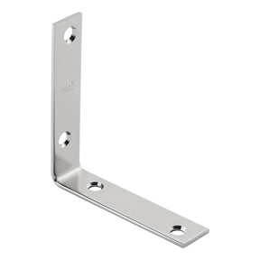 National Hardware N185-705 Corner Brace, 4 in L, 7/8 in W, Stainless Steel