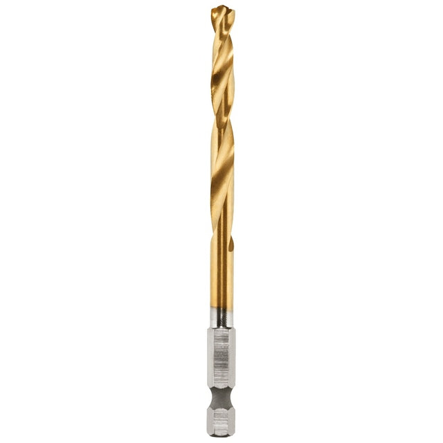 Milwaukee 48-89-4612 Impact Drill Bit, 15/64 in Dia, 4.13 in OAL, Twist Flute, 1/4 in Dia Shank, Hex Shank
