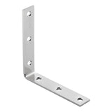 National Hardware N185-706 Corner Brace, 6 in L, 1-1/8 in W, Stainless Steel