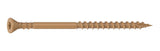 Camo 0376199 Deck Screw, #10 Thread, 3-1/2 in L, Coarse Thread, Flat Head, Star Drive, Type 17 Slash Point, Carbon Steel