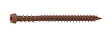 ProFIT 349554 Screw, #10 Thread, 2-1/2 in L, Star Drive, Double Slash, Type 99 Point, Redwood