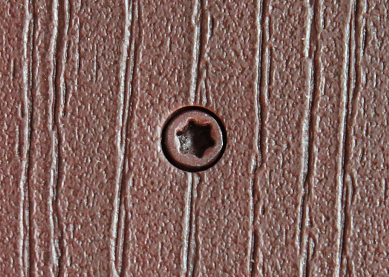 ProFIT 349554 Screw, #10 Thread, 2-1/2 in L, Star Drive, Double Slash, Type 99 Point, Redwood