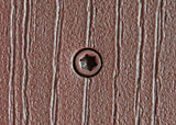 ProFIT 349554 Screw, #10 Thread, 2-1/2 in L, Star Drive, Double Slash, Type 99 Point, Redwood