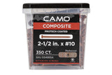 ProFIT 349554 Screw, #10 Thread, 2-1/2 in L, Star Drive, Double Slash, Type 99 Point, Redwood