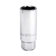 GearWrench 80403 Spark Plug Socket, 13/16 in Socket, 3/8 in Drive, Square Drive, 6-Point, Alloy Steel