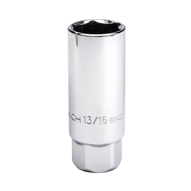 GearWrench 80403 Spark Plug Socket, 13/16 in Socket, 3/8 in Drive, Square Drive, 6-Point, Alloy Steel