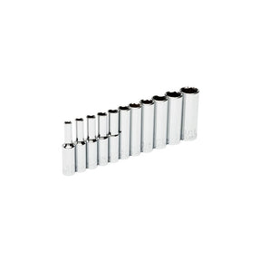 GearWrench 80305 Deep Socket Set, Alloy Steel, Full Polish Chrome