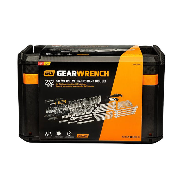 GearWrench GW72LLCBMTS Mechanics Hand Tool Set, 232-Piece, Chrome