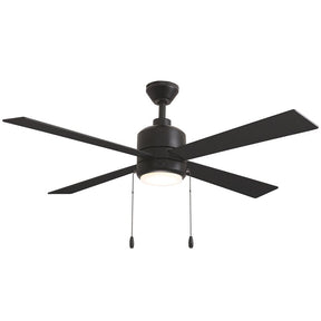 Boston Harbor S2501018-2-MBK Indoor Ceiling Fan, 52 in Sweep