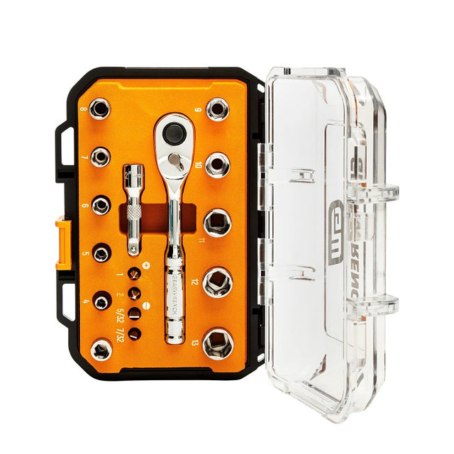 GearWrench GWSWS14MM17 Mechanics Tool Set, 17-Piece, Chrome