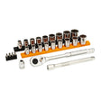 GearWrench GWXSCBMTS38 Mechanics Hand Tool Set, 25-Piece, Steel, Chrome