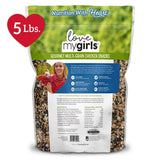 Love My Girls 15195 Flax and Worms Snack, 5 lb