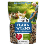 Love My Girls 15195 Flax and Worms Snack, 5 lb