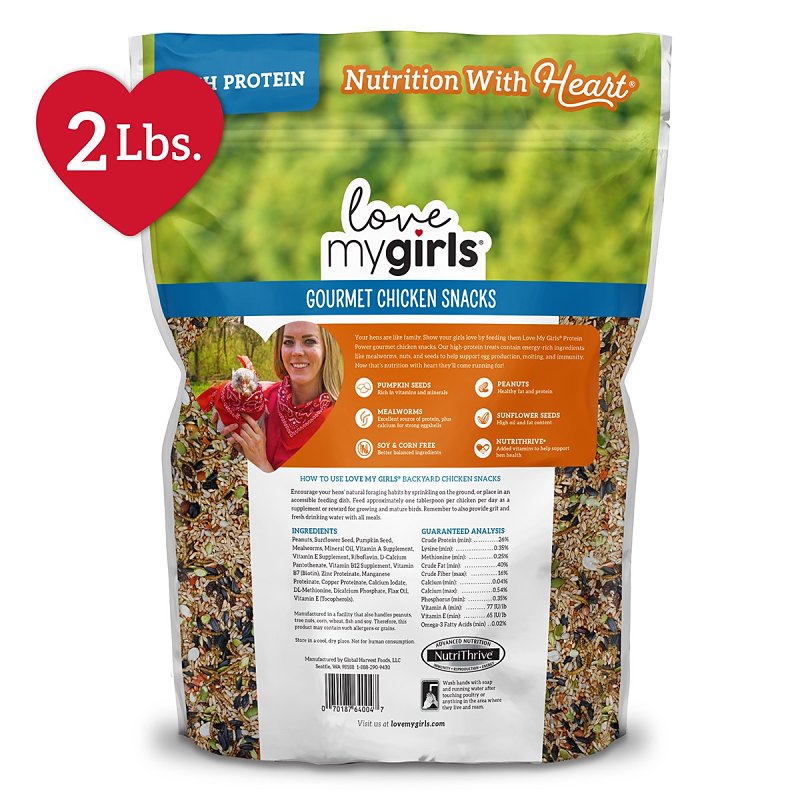 Love My Girls 15199 Chicken Treat, 2 lb Bag