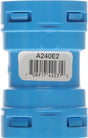 Carlon A240E2-10R ENT Coupling, 3/4 in, 1.48 in Dia, 2.3 in L, Polycarbonate, Blue