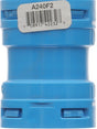 Carlon A240F2-10R ENT Coupling, 1 in, 1.74 in Dia, 2.3 in L, Polycarbonate, Blue