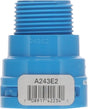 Carlon A243E2-10R ENT Adapter, 3/4 in MPT x NPT, 1.48 in Dia, 1.79 in L, Polycarbonate, Blue