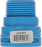 Carlon A243F2-10R ENT Adapter, 1 in MPT x NPT, 1.74 in Dia, 1.91 in L, Polycarbonate, Blue