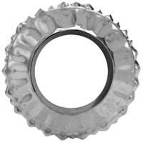 Selkirk 106810 Storm Collar, 6 in Vent Hole, Steel, Galvanized