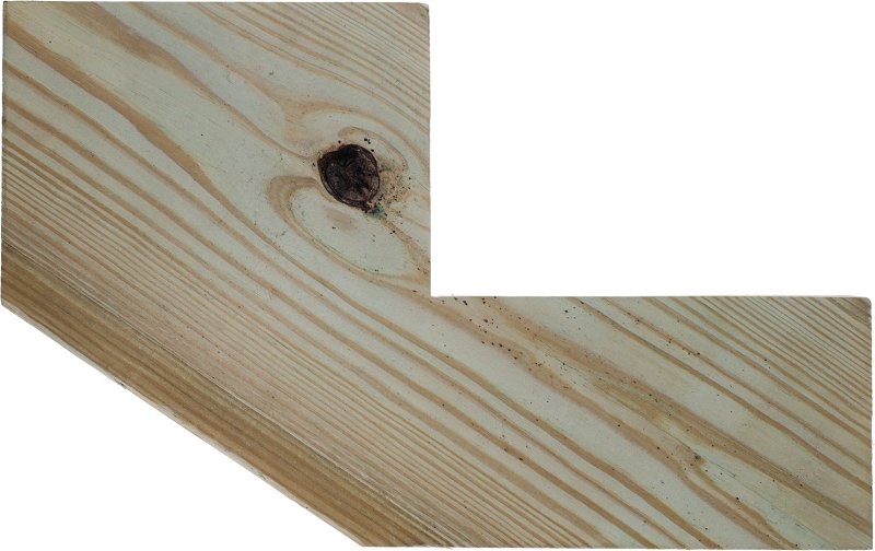 ProWood 298239 Stair Stringer, 2-Step, 10 in Run, Pine Wood