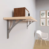 Shelf-Made Manhattan 201 Series RP-201MN-12SN Premium Decorative Shelf Bracket, 500 lb, 12 in L, 10 in H, Steel