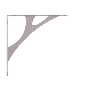 Shelf-Made Manhattan 201 Series RP-201MN-12SN Premium Decorative Shelf Bracket, 500 lb, 12 in L, 10 in H, Steel