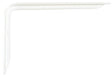John Sterling Magnum RP-0099-12WT Shelf Bracket, 150 lb, 12 in L, 8 in H, Steel, Powder-Coated