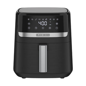 Black+Decker Purifry AFBD Series AFBD62-0BD Air Fryer, 6 qt, 1500 W, 1-Basket, Timer, Touch Control, Black