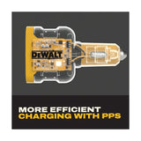 DEWALT 141 0036 DW2 Car Charger, 3-Output Connection, USB A, USB C Output, Black/Yellow Housing, Pack of 2