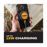 DEWALT 204 0017 DW2 Magnetic Wireless Charging Pad, Black/Yellow, Pack of 2